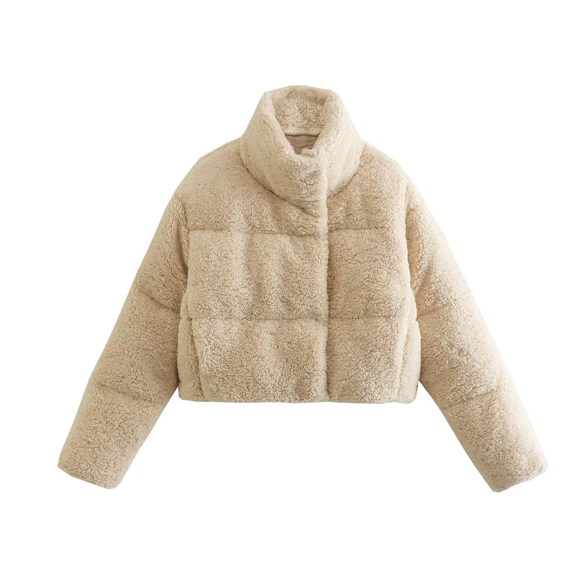Women Casual Fleece Cotton Jacket Coat