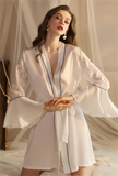 Seduction Nightgown Satin Cardigan Bridesmaid Dress
