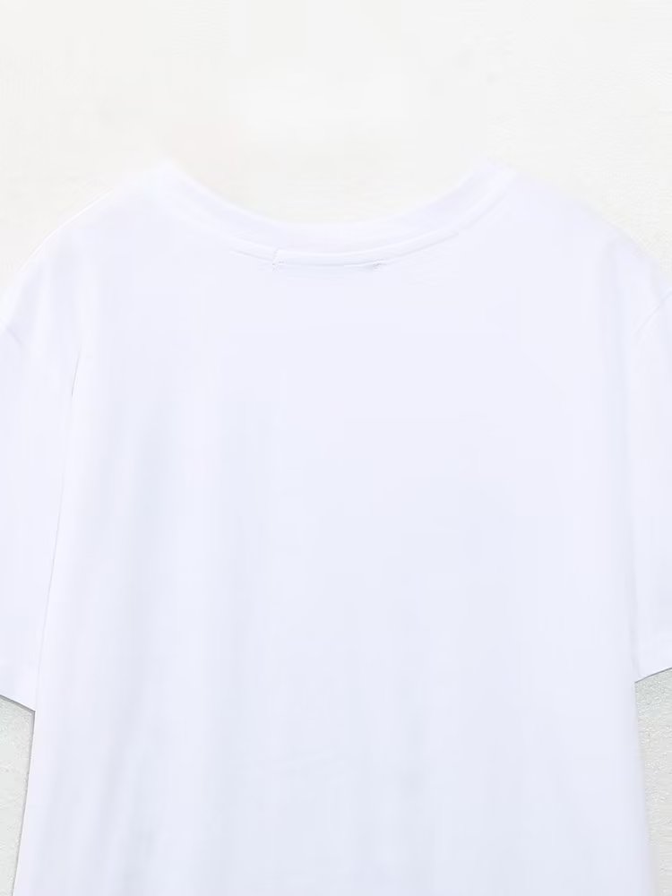Women Printed T Shirt Short Sleeved Shirt Casual