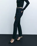 black skinny jeans for women Retro High Waist
