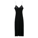 Black Velvet Formal Dress