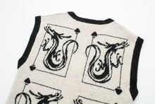 Animal Jacquard Knitted Vest
