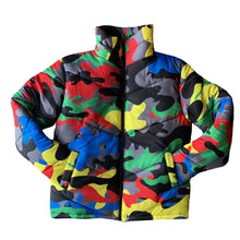 Women's Camouflage-printed dyed down padded bread coat
