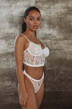 Lace See-through Bra and Panties Two-Piece Suit