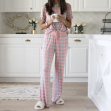 New Women's Printed 2 Piece Pajama Set