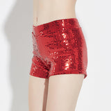 High Elastic Stretchable Sequin Shorts