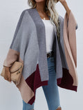Office Plaid Plus Size Loose Knitted Cardigan Sweater