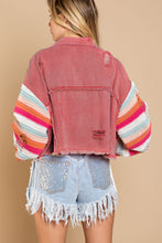 Rainbow Denim Jacket for Women