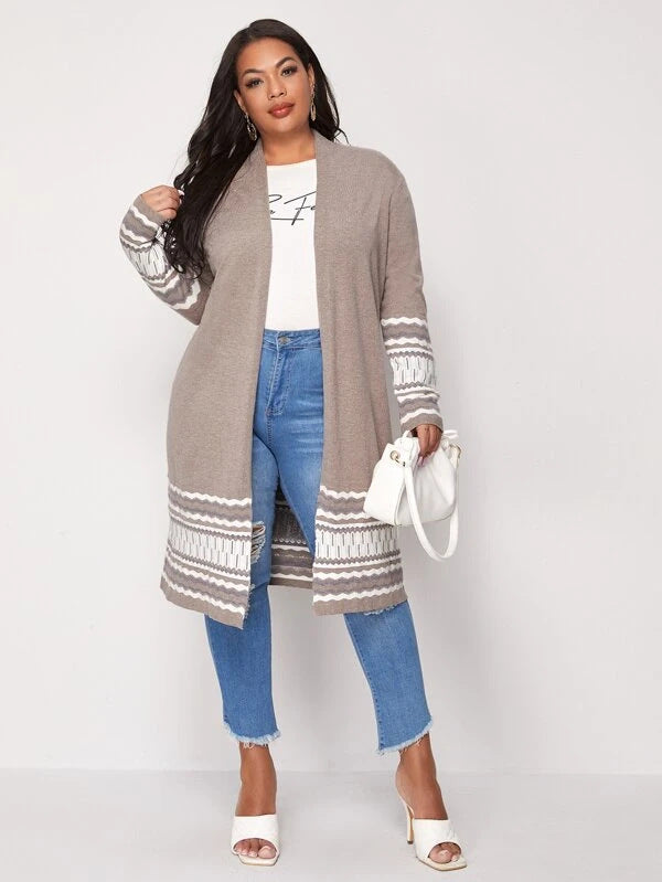 Plus Size Cardigan Sweaters for Women Lazy Top