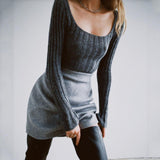 Slim Fit Cropped Short Sweater Women