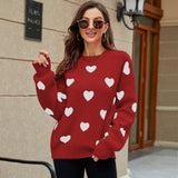 Valentine Day Love round Neck Sweater
