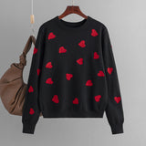 Women's Crewneck Pullover Valentine’s Day Sweater