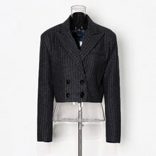 Classic Striped Coat Sneaky Loose Short Blazers