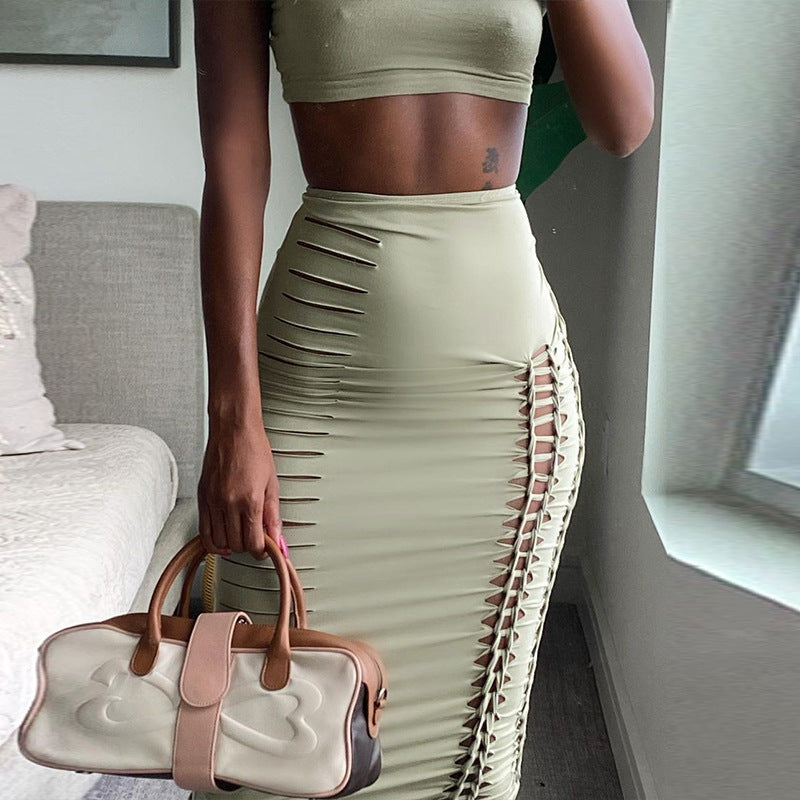 Olive Green Two Piece Set