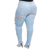 Light Blue great jeans for curvy women