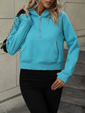 Half Zip Pullover hoodies for women