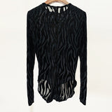 Black Zebra velour jumpsuits for women