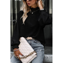 Pleated Neck Long Sleeved Simple Bottoming Shirt