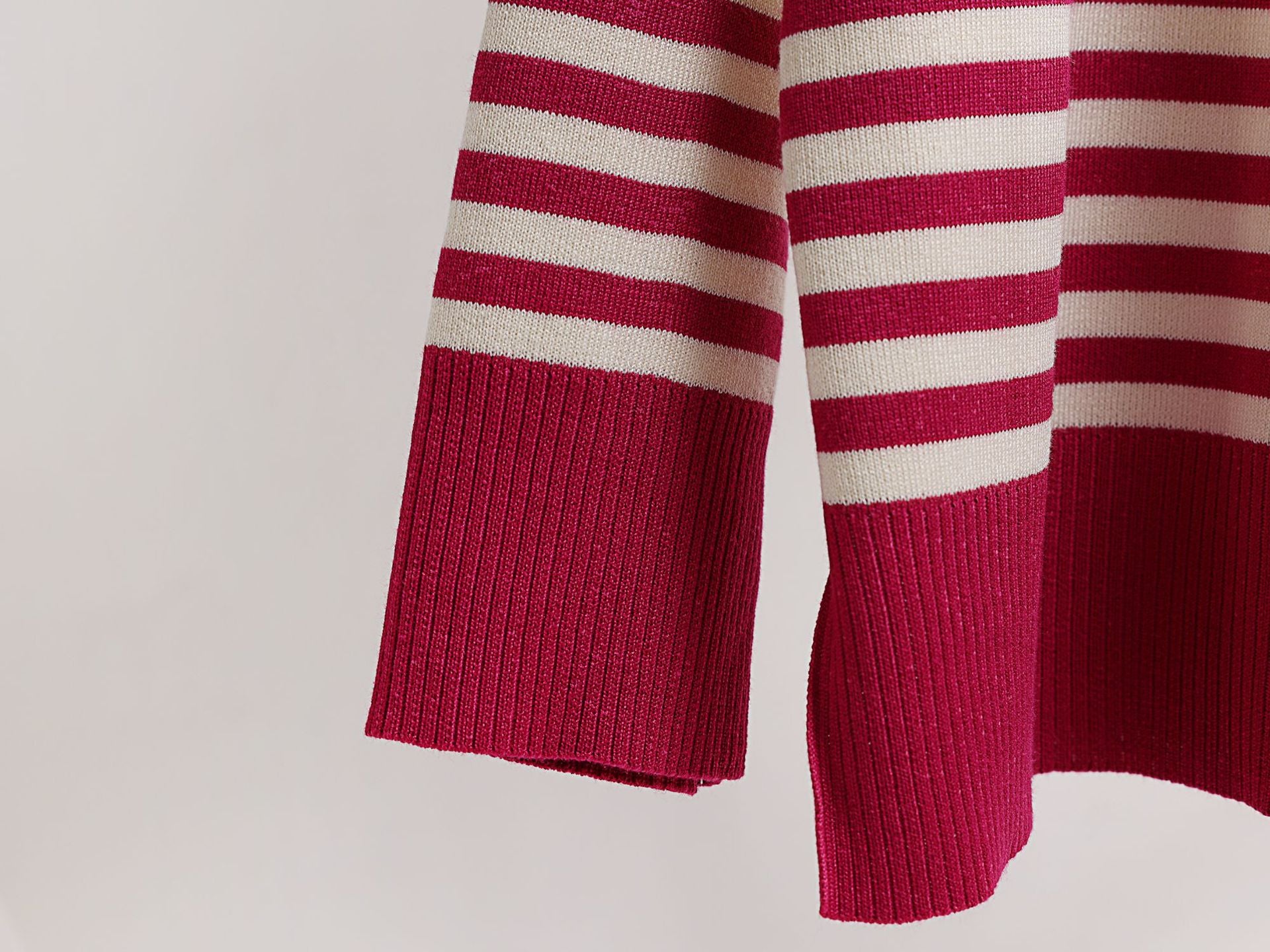 Winter Knitting Wide Leg Pants Sweater Suit
